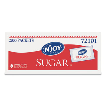 N'Joy Sugar Packets, 0.1 Oz, 2,000 Packets-box freeshipping - TVN Wholesale